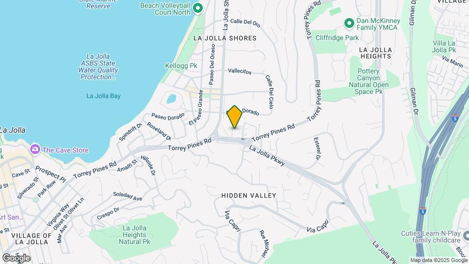 2354 Torrey Pines Rd Map and Location Details