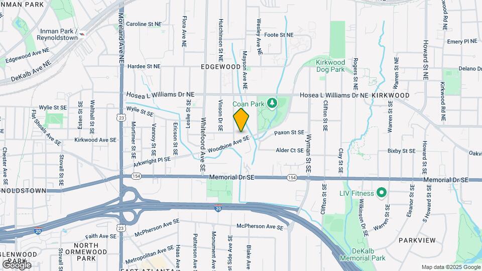 1482 Woodbine Ave SE, Unit 1 Map and Location Details