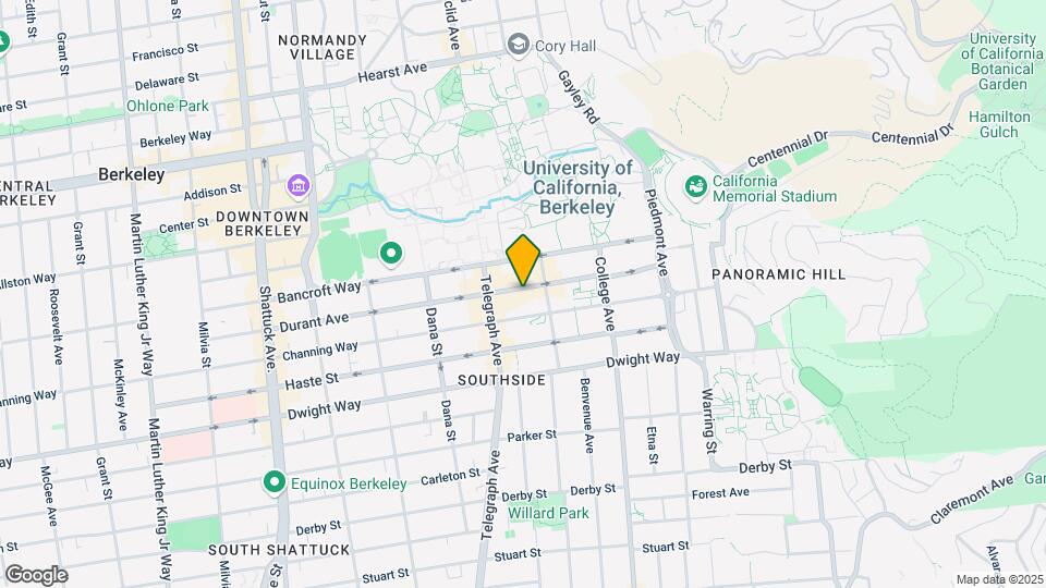 2526-2528 Durant Ave Mapa y Detalles de la Ubicación