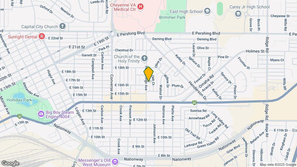 1523 Hot Springs Ave Map and Location Details