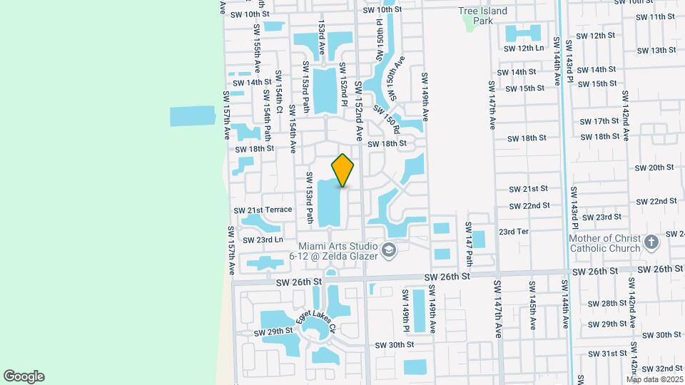 2080 SW 152nd Pl Map and Location Details