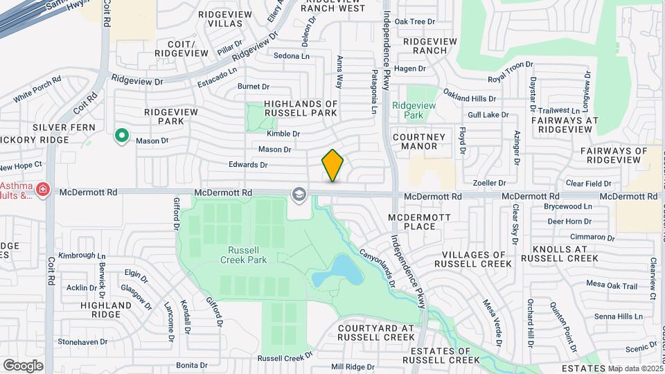 3208 San Patricio Dr Map and Location Details