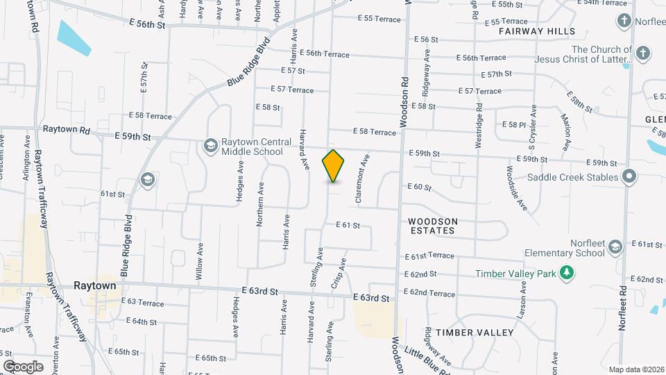 5933 Sterling Ave Map and Location Details