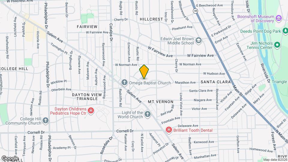 451 Brookside Dr Map and Location Details