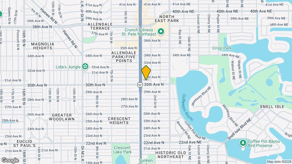 333 30th Ave N Mapa y Detalles de la Ubicación
