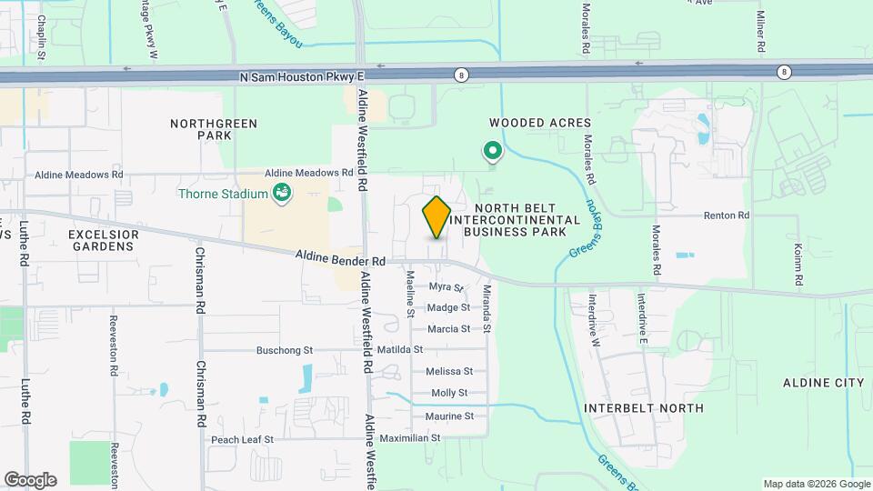2125 Aldine Bender Rd Map and Location Details