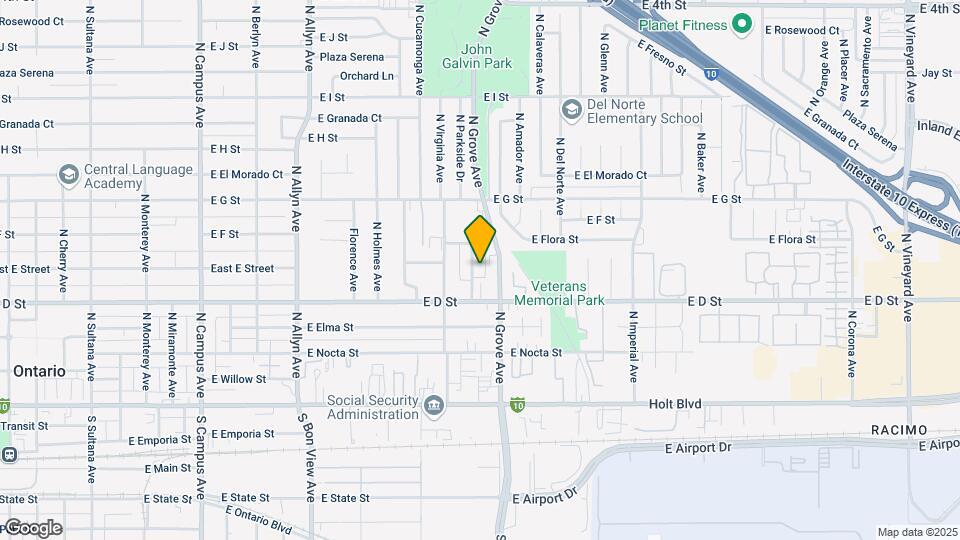 436 N Parkside Dr Mapa y Detalles de la Ubicación