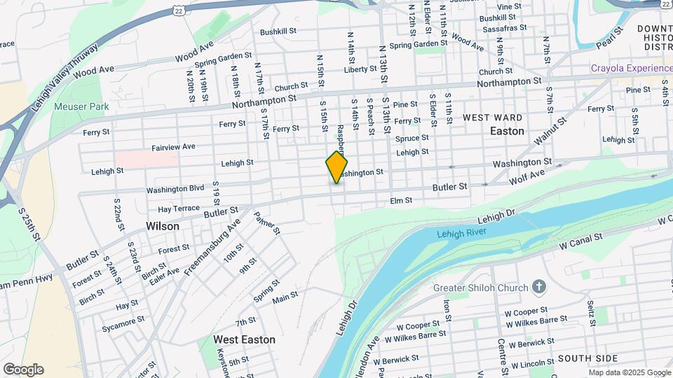 1441 Butler St Map and Location Details