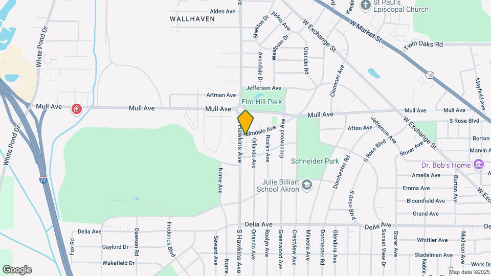 421-443 S Hawkins Ave Mapa y Detalles de la Ubicación