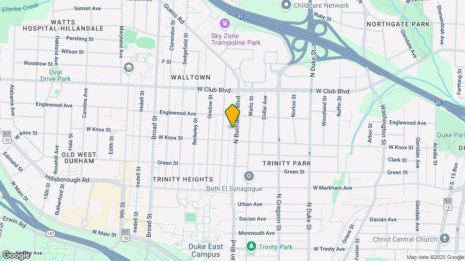 1009 N Buchanan Blvd, Unit R Map and Location Details