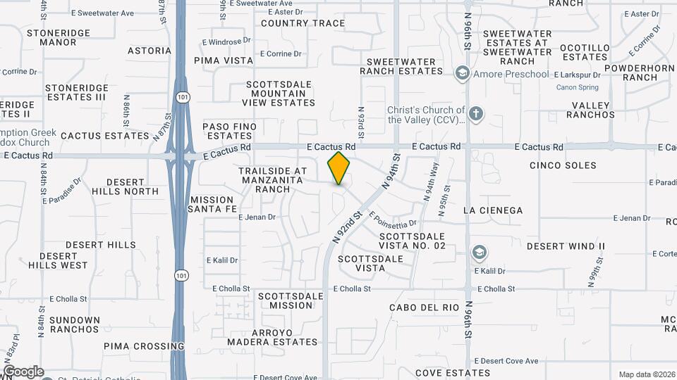 9226 E Altadena Ave Map and Location Details