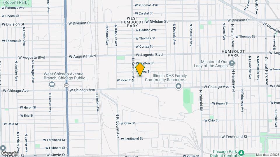 834 N Kolin Ave Map and Location Details