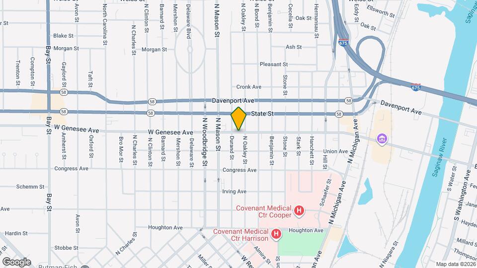 1311 W Genesee Ave Map and Location Details