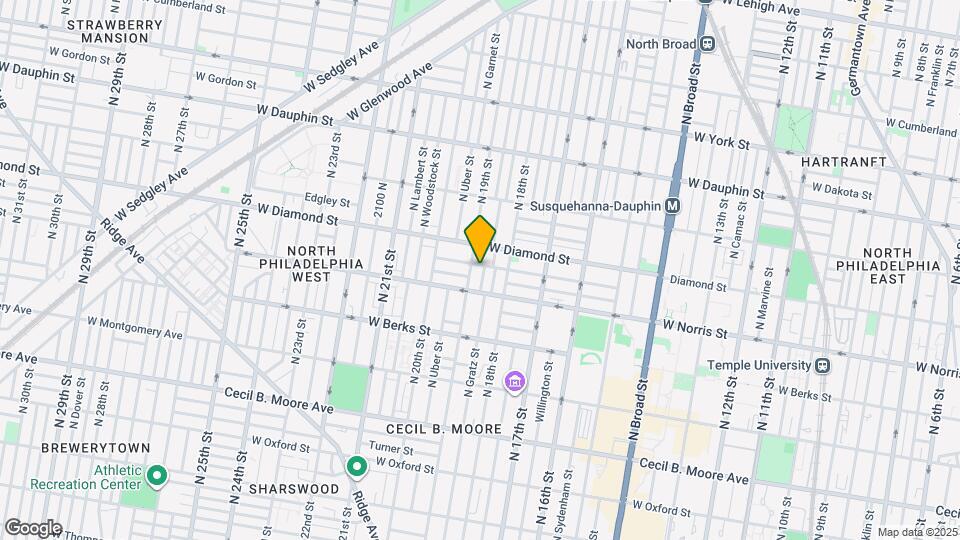 2030 N Gratz St Map and Location Details