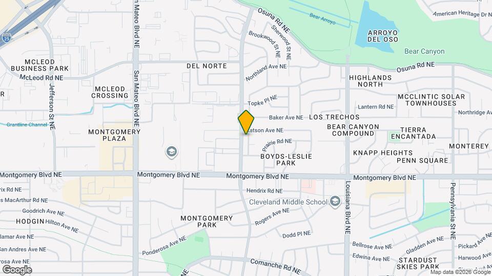 4221 Penelope Pl NE Map and Location Details