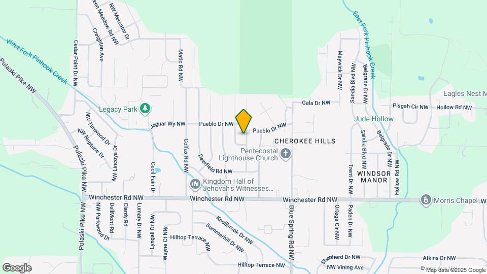 6117 Melrose Rd NW Map and Location Details