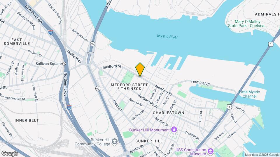 420 Medford St Map and Location Details