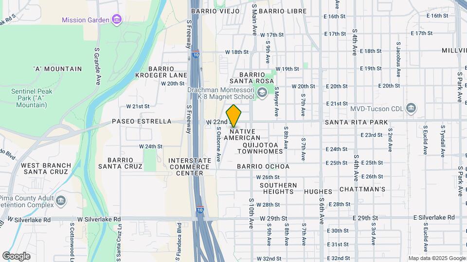 1223 S 11th Ave Map and Location Details