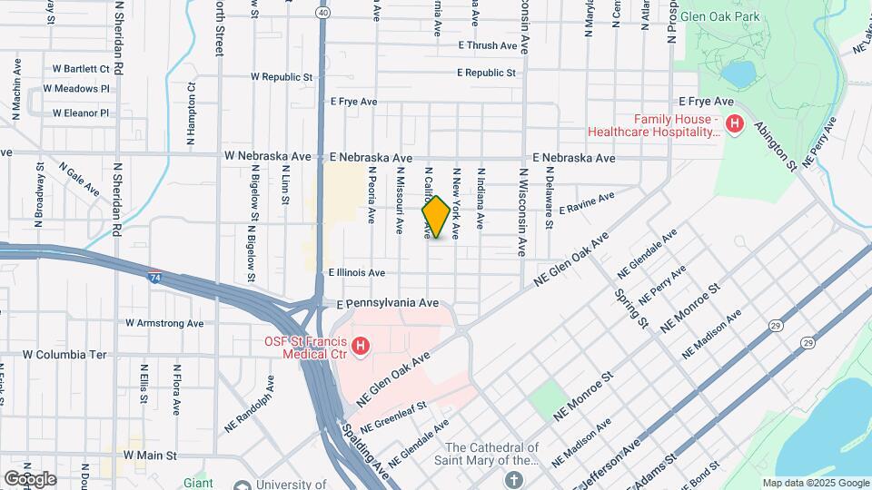 1622 N California Ave Map and Location Details