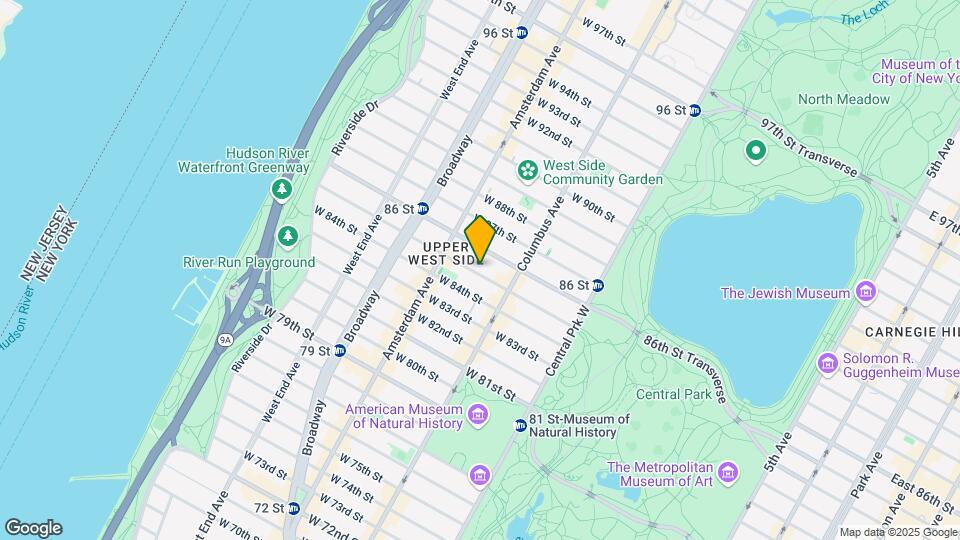 129 W 85th St Map and Location Details
