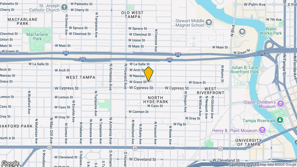 1912 W Grace St Map and Location Details