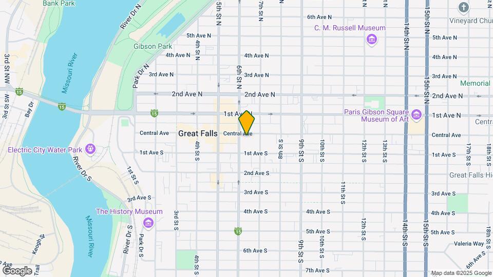 608 Central Ave Map and Location Details