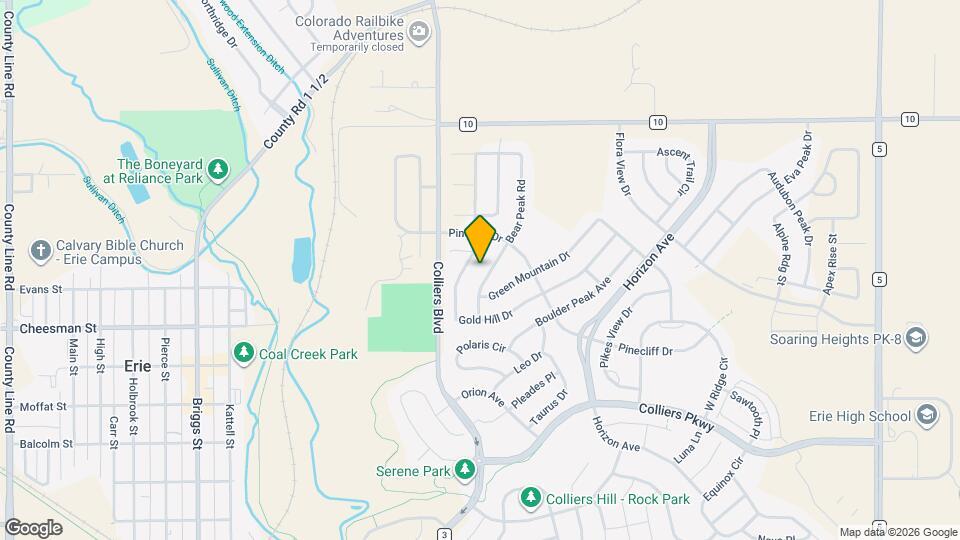 664 Bear Peak Rd Map and Location Details