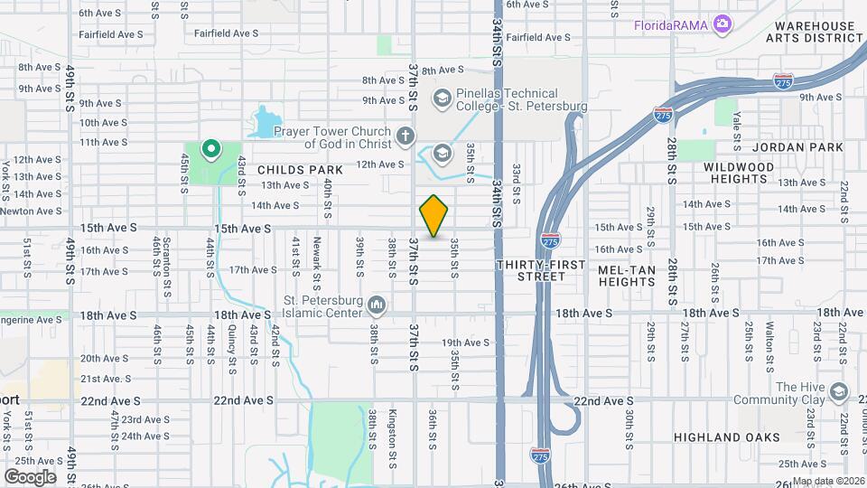 3603 16th Ave S Map and Location Details