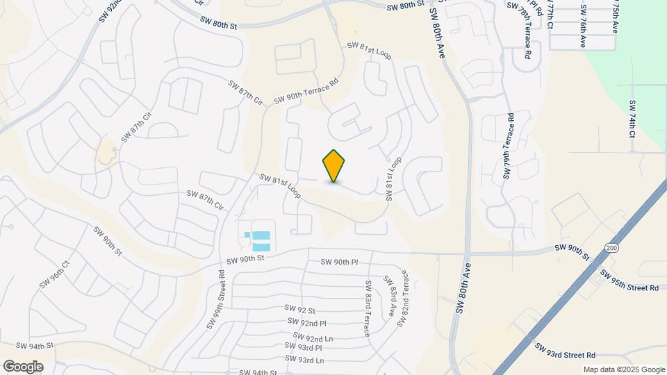 8821 SW 83rd Court Rd Map and Location Details