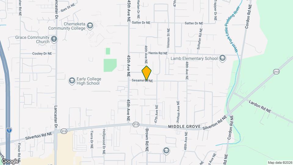 4578 Sesame St NE Map and Location Details