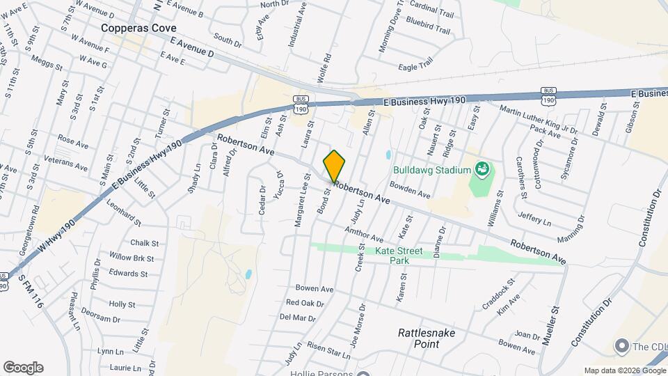 501 Bond St Map and Location Details