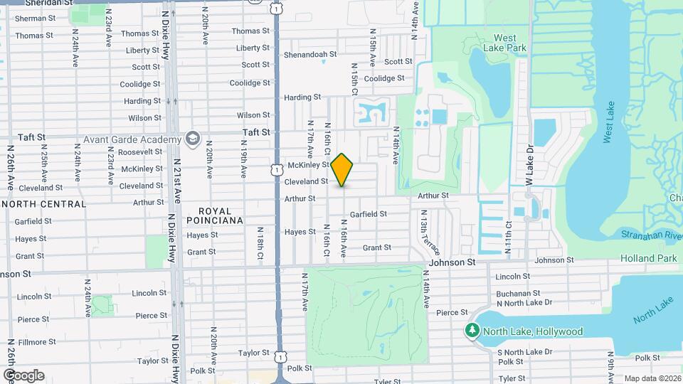 1607 Arthur St Map and Location Details