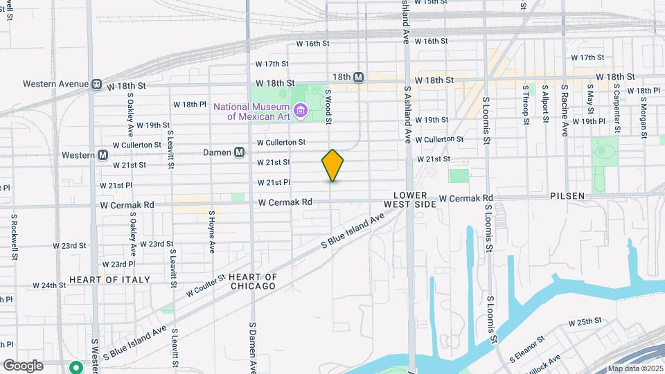 1759 W 21st Pl Mapa y Detalles de la Ubicación