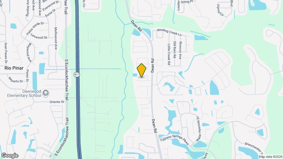 10025 Creekwater Blvd Map and Location Details