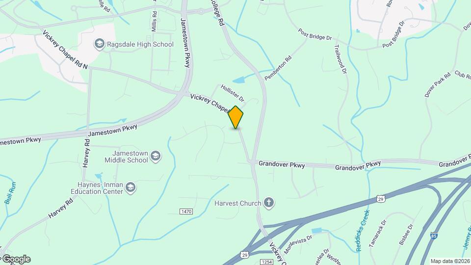 4806 Vickrey Chapel Rd N Map and Location Details