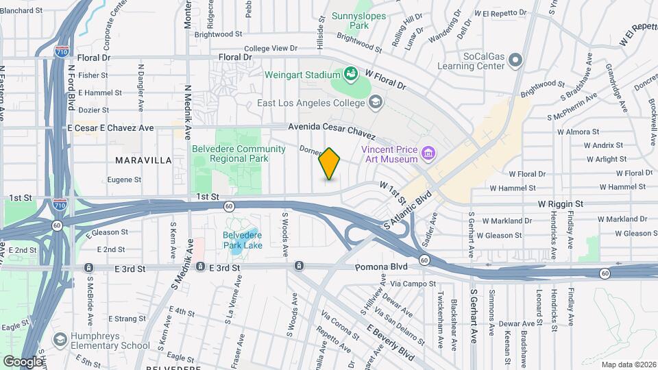 2380 Westcott Ave Mapa y Detalles de la Ubicación