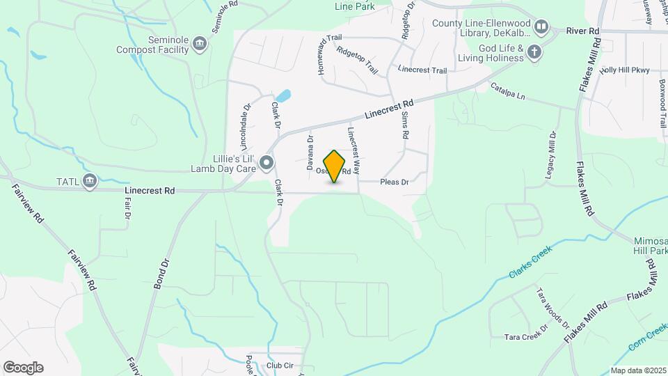 3480 County Line Rd Map and Location Details