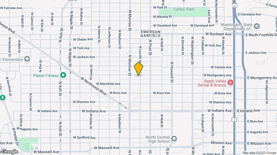 2217-2221 N Lincoln St Map and Location Details