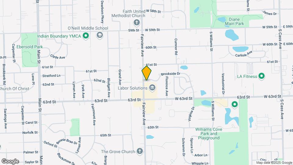 547 Brookside Dr Map and Location Details