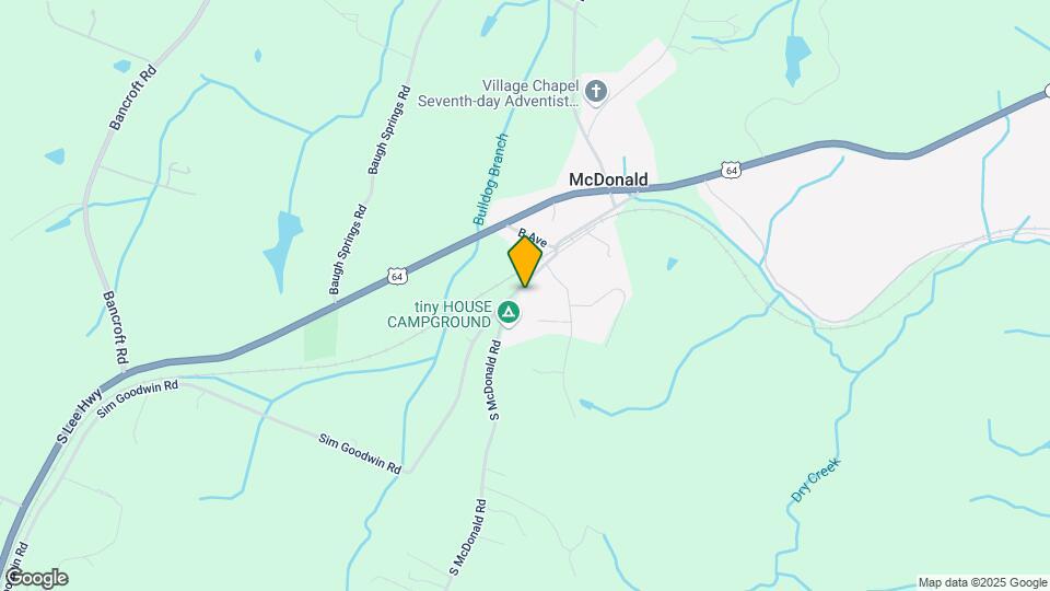 285 S McDonald Rd Map and Location Details
