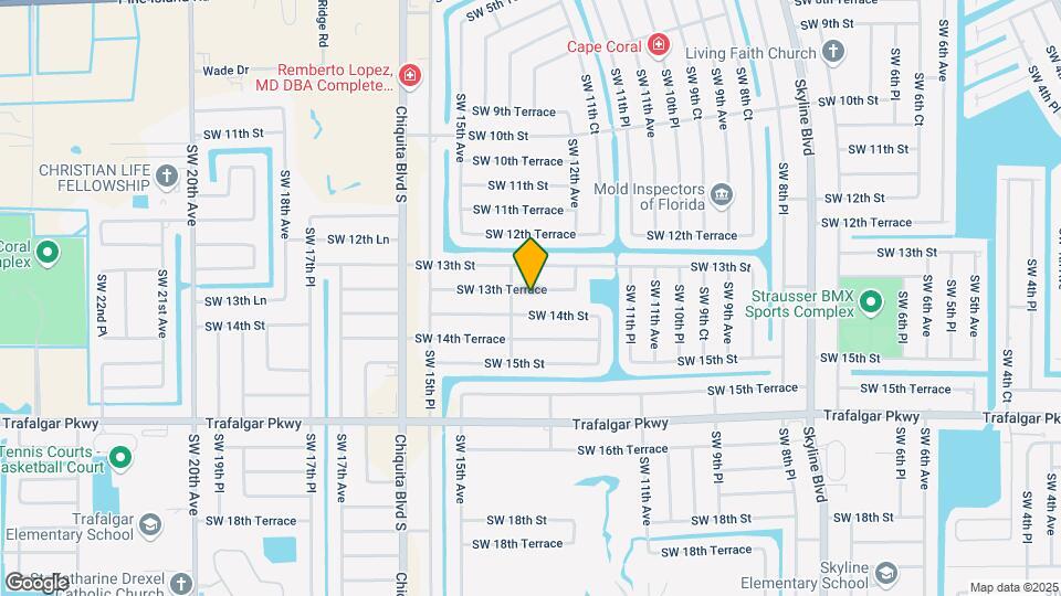 1306 SW 13th Terrace Map and Location Details