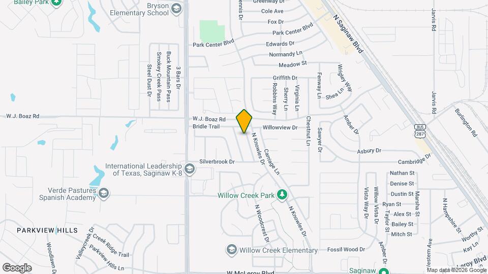 649 Babbling Brook Dr Map and Location Details