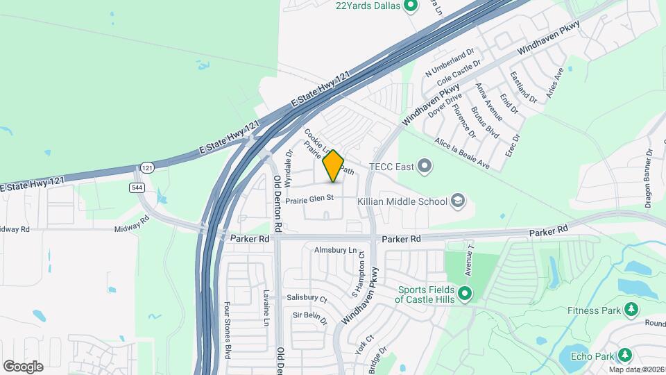 2314 Wind Meadow Ln Map and Location Details