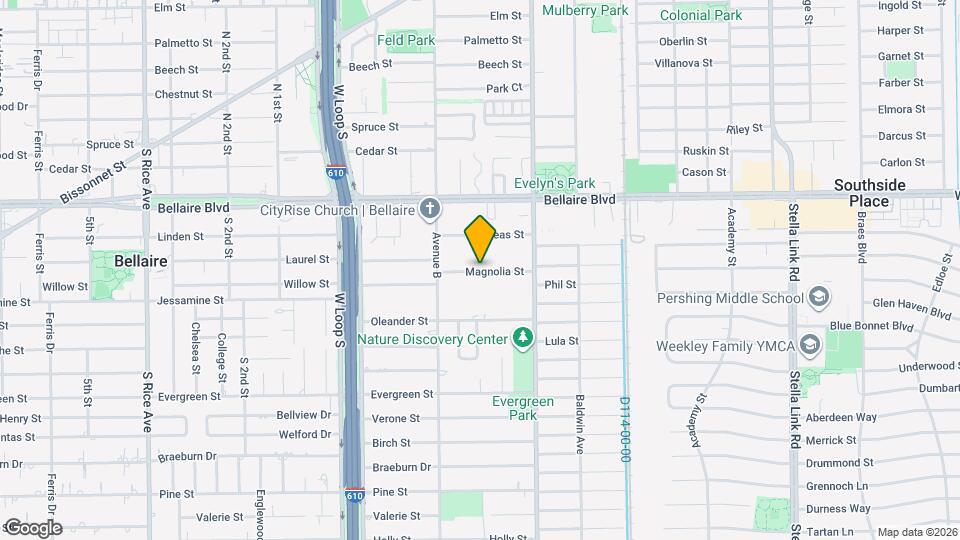 4528 Magnolia St Map and Location Details