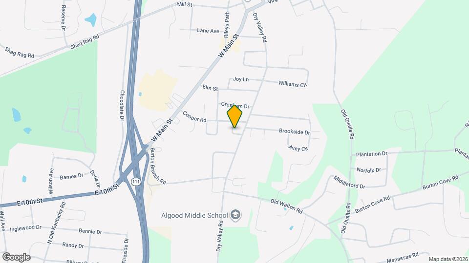111 Stover Dr Mapa y Detalles de la Ubicación