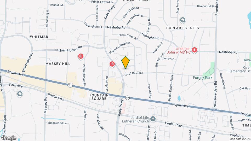 1720 Ridge Oak Pl Map and Location Details