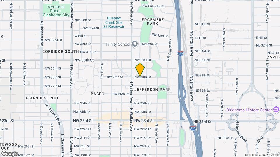 416 NW 28th St Map and Location Details