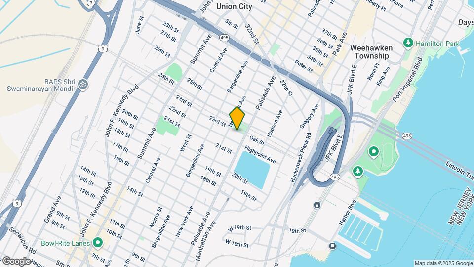 313 23rd St Map and Location Details