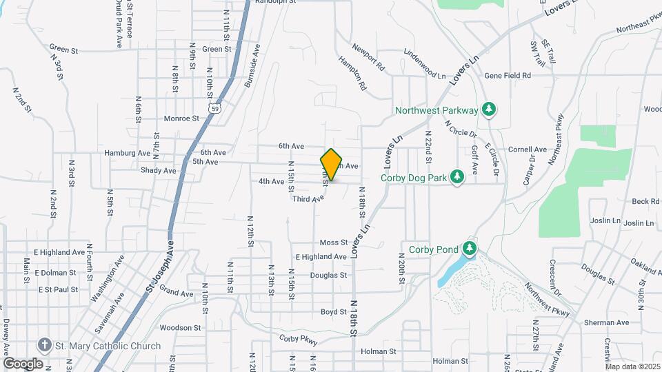 2513 N 17th St, Unit 2153 Map and Location Details