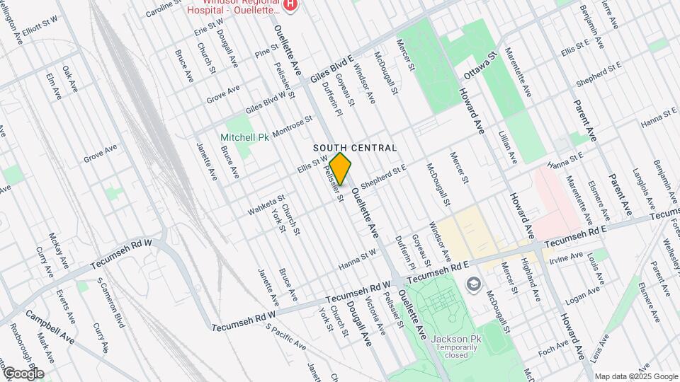 1484 Pelissier St Map and Location Details